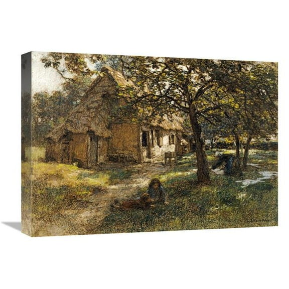 Global Gallery  Chaumiere - Normande Art Print - Leon Augustin Lhermitte