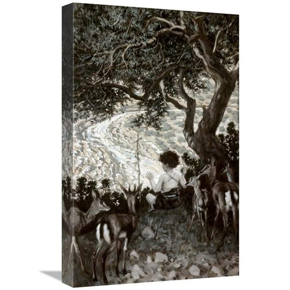 Global Gallery Childhood of John the Baptist Art Print - James Tissot