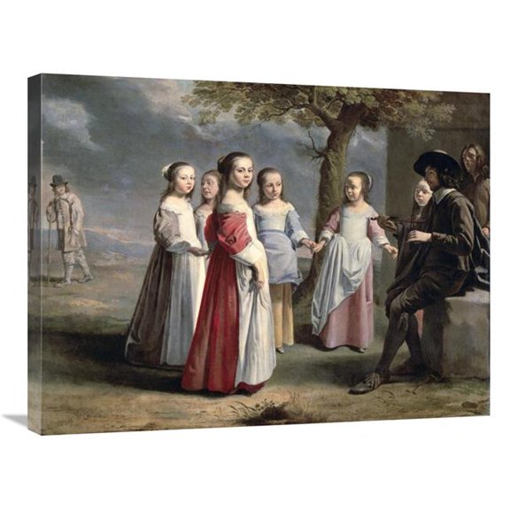 Global Gallery Childrens Dance Art Print - Antoine Le Nain