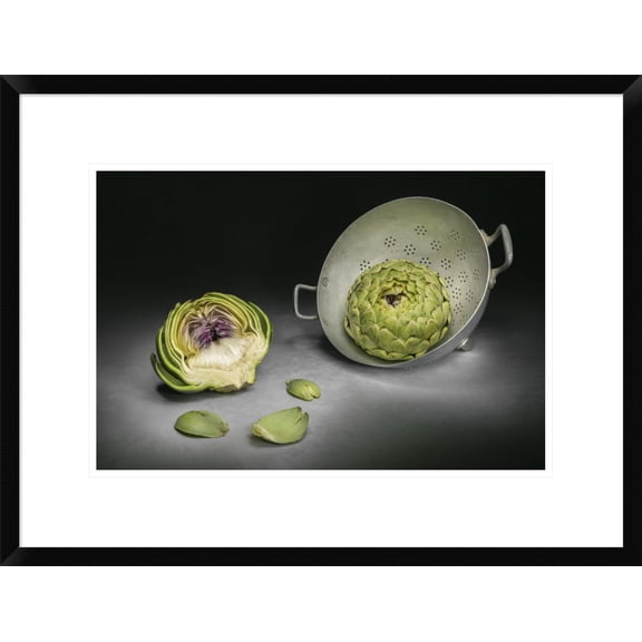 Global Gallery Christophe Verot 'Artichokes' Framed Wall Art
