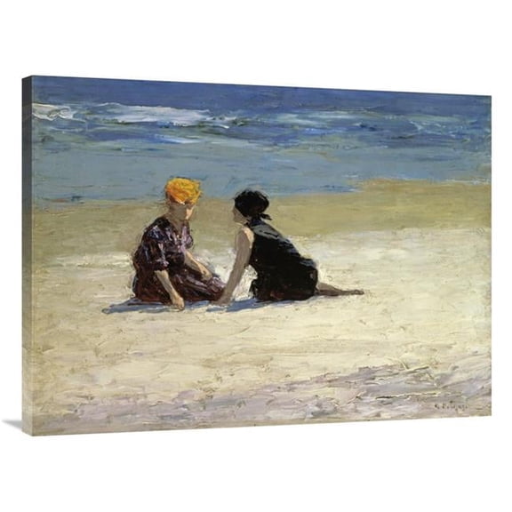 Global Gallery Confidences Art Print - Edward Henry Potthast