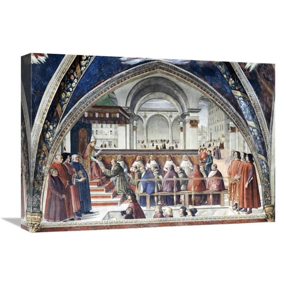 Global Gallery Confirmation of the Order of Saint Francis Art Print - Domenico Ghirlandaio
