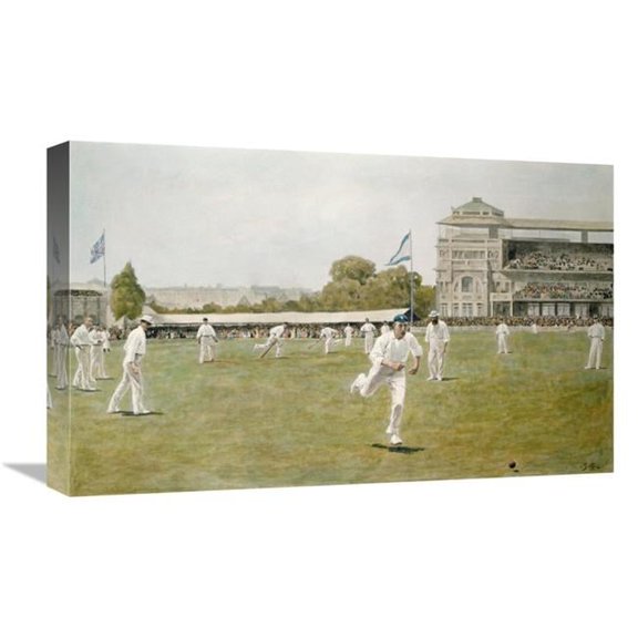 Global Gallery Cricket at Lords Art Print - W.B. Wollen