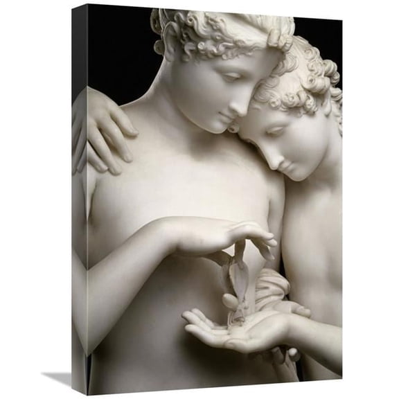 Global Gallery  Cupid & Psyche - Detail Art Print - Antonio Canova - 22in.