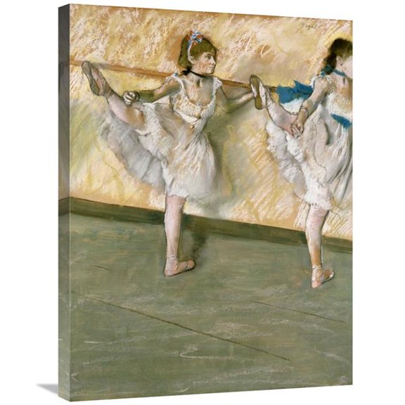 Global Gallery Dancers at the Bar Art Print - Edgar Degas