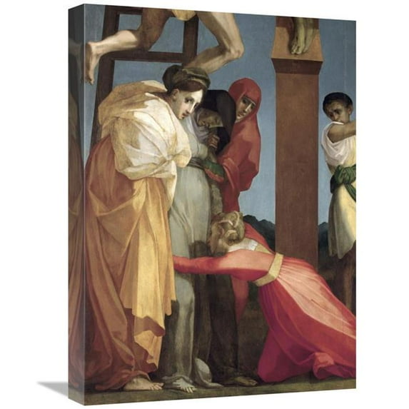 Global Gallery Descent From the Cross - Detail Art Print - Rosso Fiorentino - 22in.