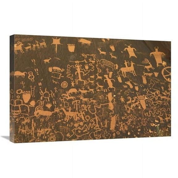 Global Gallery Fremont Petroglyphs - Newspaper Rock State Park - Utah Art Print - Gerry Ellis