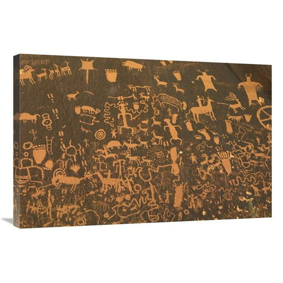 Global Gallery Fremont Petroglyphs - Newspaper Rock State Park - Utah Art Print - Gerry Ellis