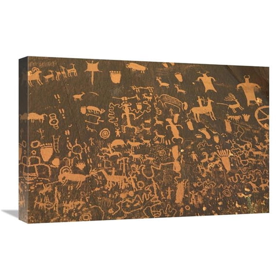 Global Gallery Fremont Petroglyphs - Newspaper Rock State Park - Utah Art Print - Gerry Ellis