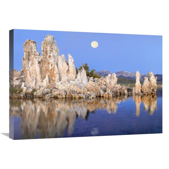 Global Gallery Full Moon Over Mono Lake - California Art Print - Tim Fitzharris