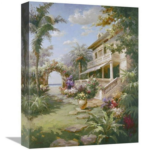 Global Gallery GCS-121374-1216-142 12 x 16 in. Garden Estate Art Print - James Reed