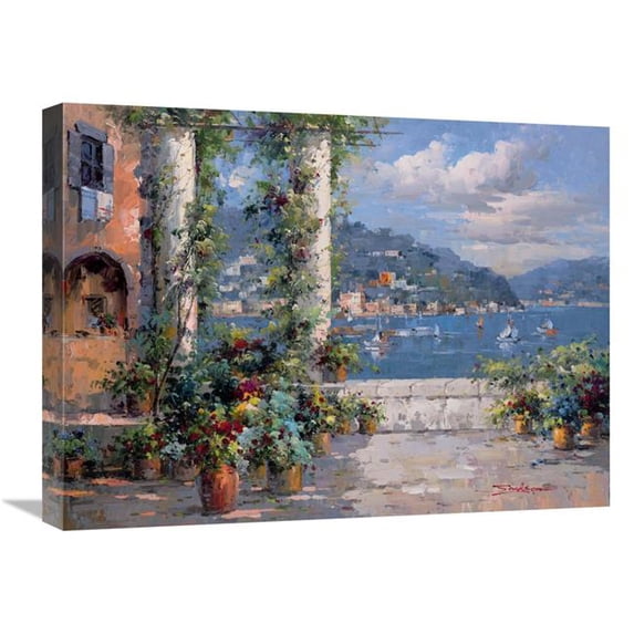 Global Gallery GCS-124200-1824-142 18 x 24 in. Hillside VIew II Art Print - Jackson