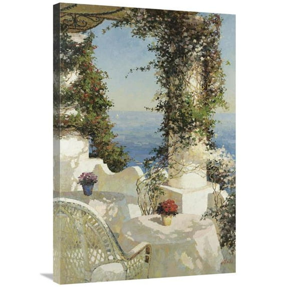 Global Gallery GCS-124346-2436-142 24 x 36 in. Positano Seascape Art Print - Vitali