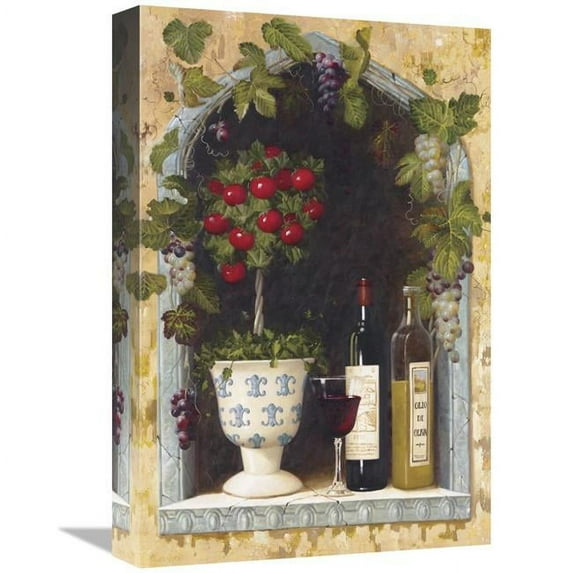 Global Gallery GCS-124477-1218-142 12 x 18 in. Olive Oil & Wine Arch II Art Print - Welby
