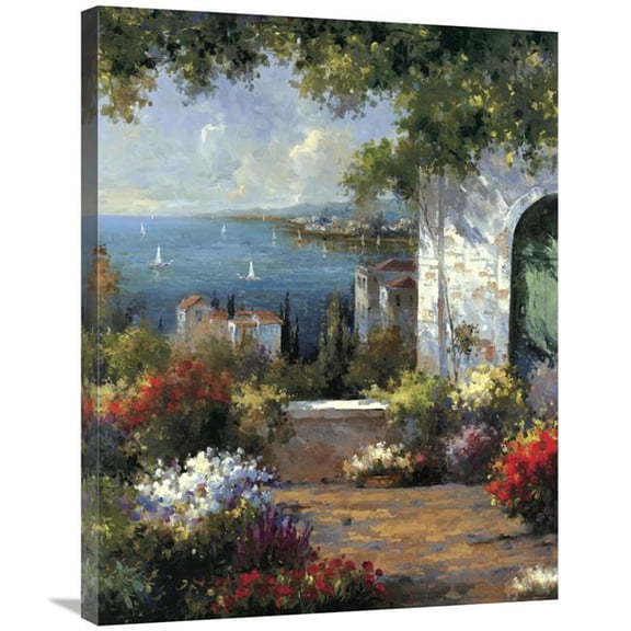 Global Gallery GCS-125724-2432-142 24 x 32 in. View Through the Arch Art Print - Harvey