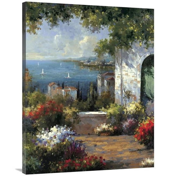 Global Gallery GCS-125724-3040-142 30 x 40 in. View Through the Arch Art Print - Harvey