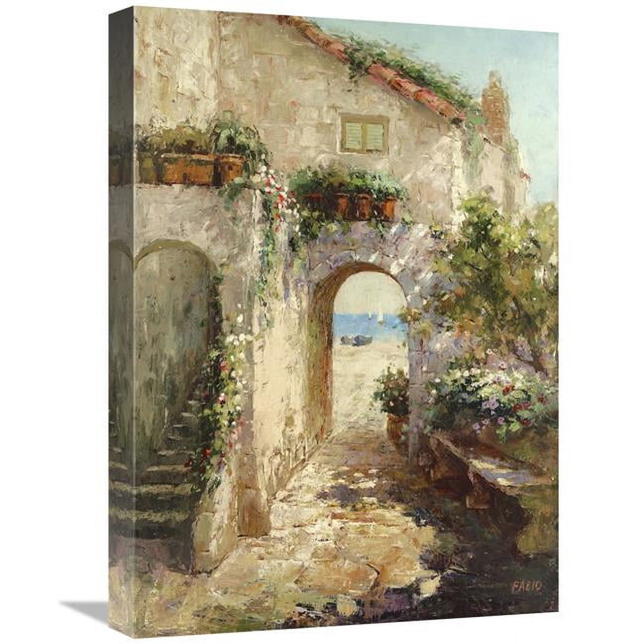 Global Gallery GCS-125950-22-142 22 in. Bernazza Arch Art Print - Fabio ...