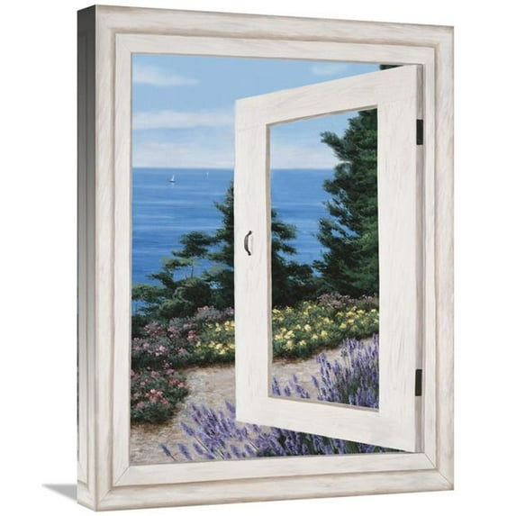 Global Gallery GCS-126366-1824-142 18 x 24 in. Bay Window Vista II Art Print - Diane Romanello