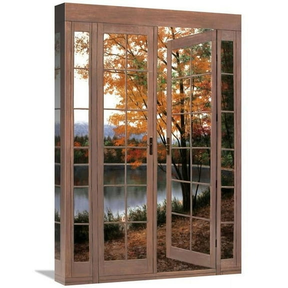 Global Gallery GCS-126368-1624-142 16 x 24 in. Autumn Threshold Art Print - Diane Romanello