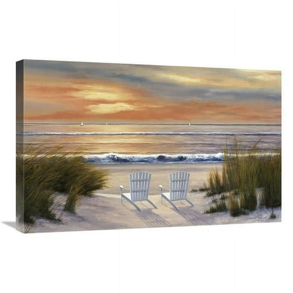 Global Gallery GCS-126369-2030-142 20 x 30 in. Paradise Sunset Art Print - Diane Romanello