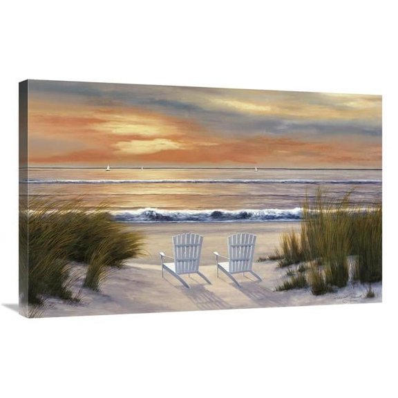 Global Gallery GCS-126369-2436-142 24 x 36 in. Paradise Sunset Art Print - Diane Romanello