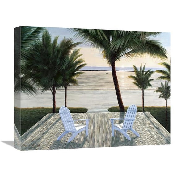 Global Gallery GCS-127613-1620-142 16 x 20 in. Palm Beach Retreat Art Print - Diane Romanello
