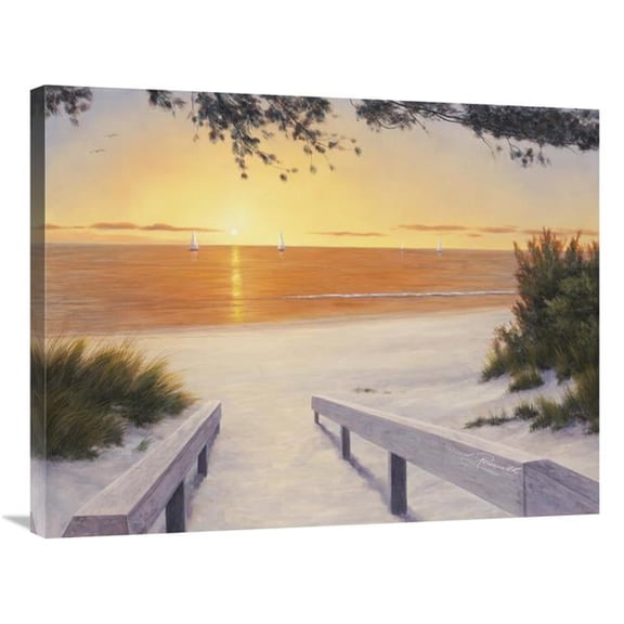 Global Gallery GCS-128448-2835-142 28 x 35 in. Evening Sunset Art Print - Diane Romanello