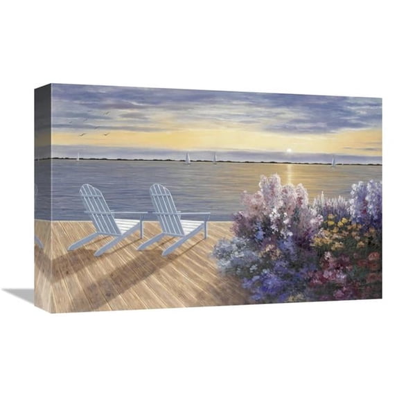 Global Gallery GCS-128654-1218-142 12 x 18 in. Deck VIew Art Print - Diane Romanello