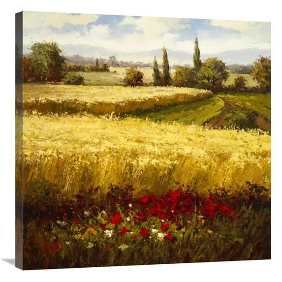 Global Gallery GCS-132490-3030-142 30 x 30 in. Golden Harvest Art Print - Hulsey
