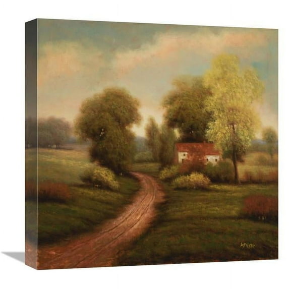 Global Gallery GCS-132508-1818-142 18 x 18 in. Chateau Trail Art Print - Pierre