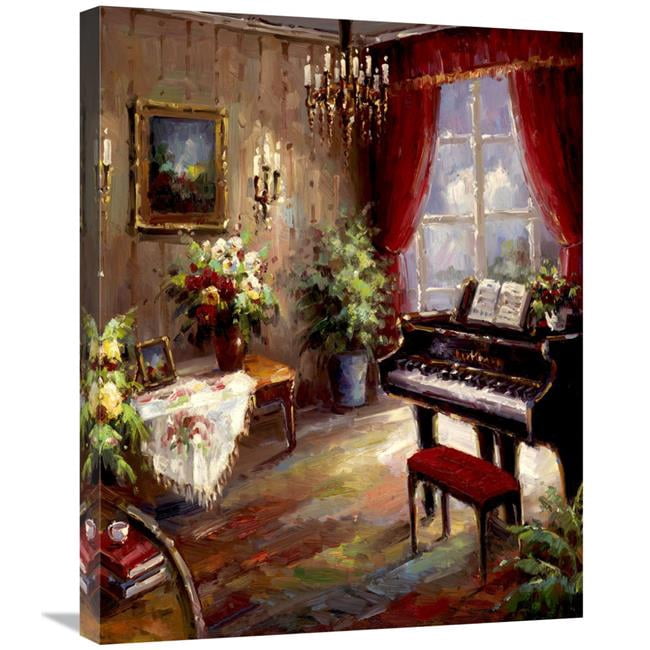 Global Gallery GCS-132564-2228-142 22 x 28 in. Music Parlor Art Print ...