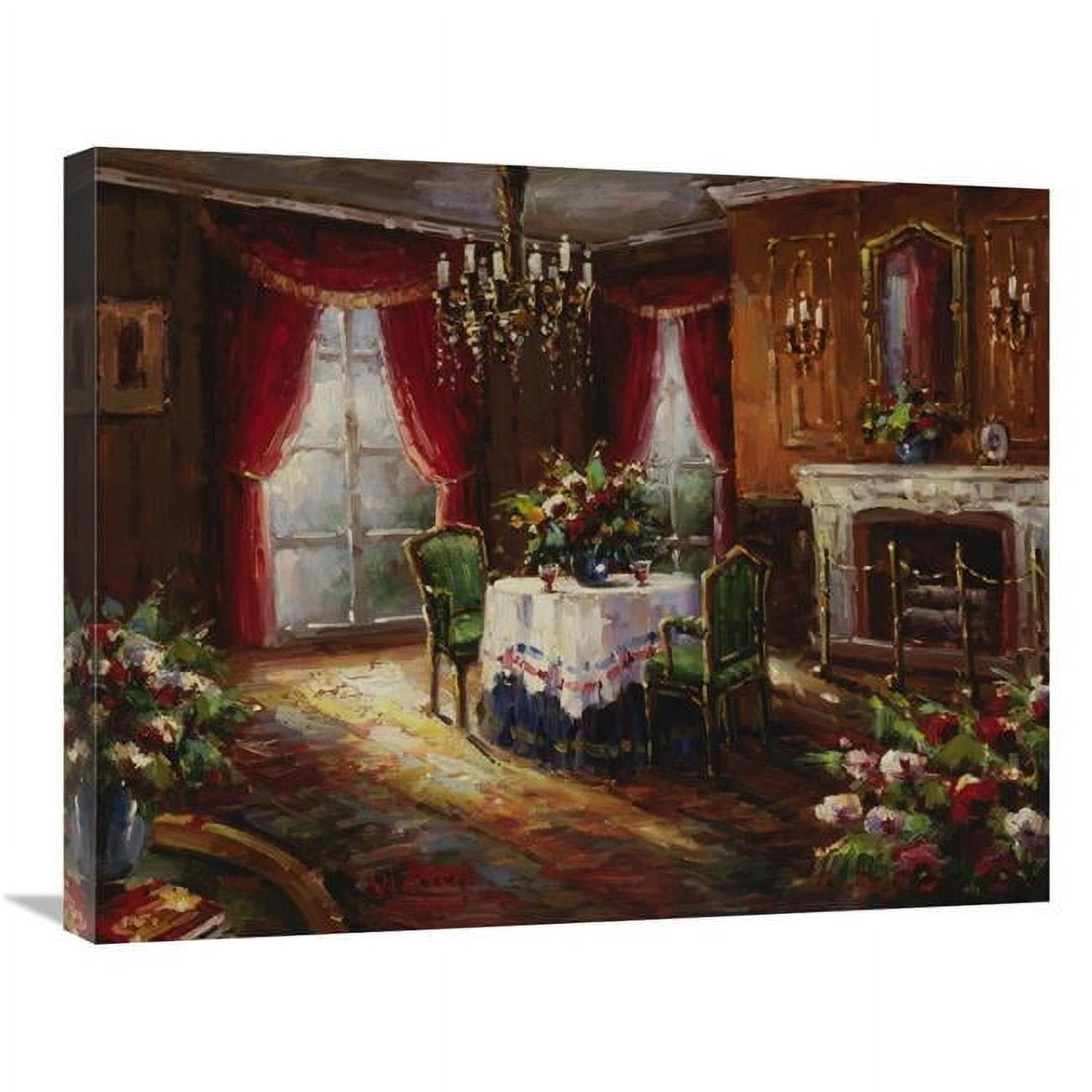 Global Gallery GCS-132577-2228-142 22 x 28 in. Fireside Supper Art ...