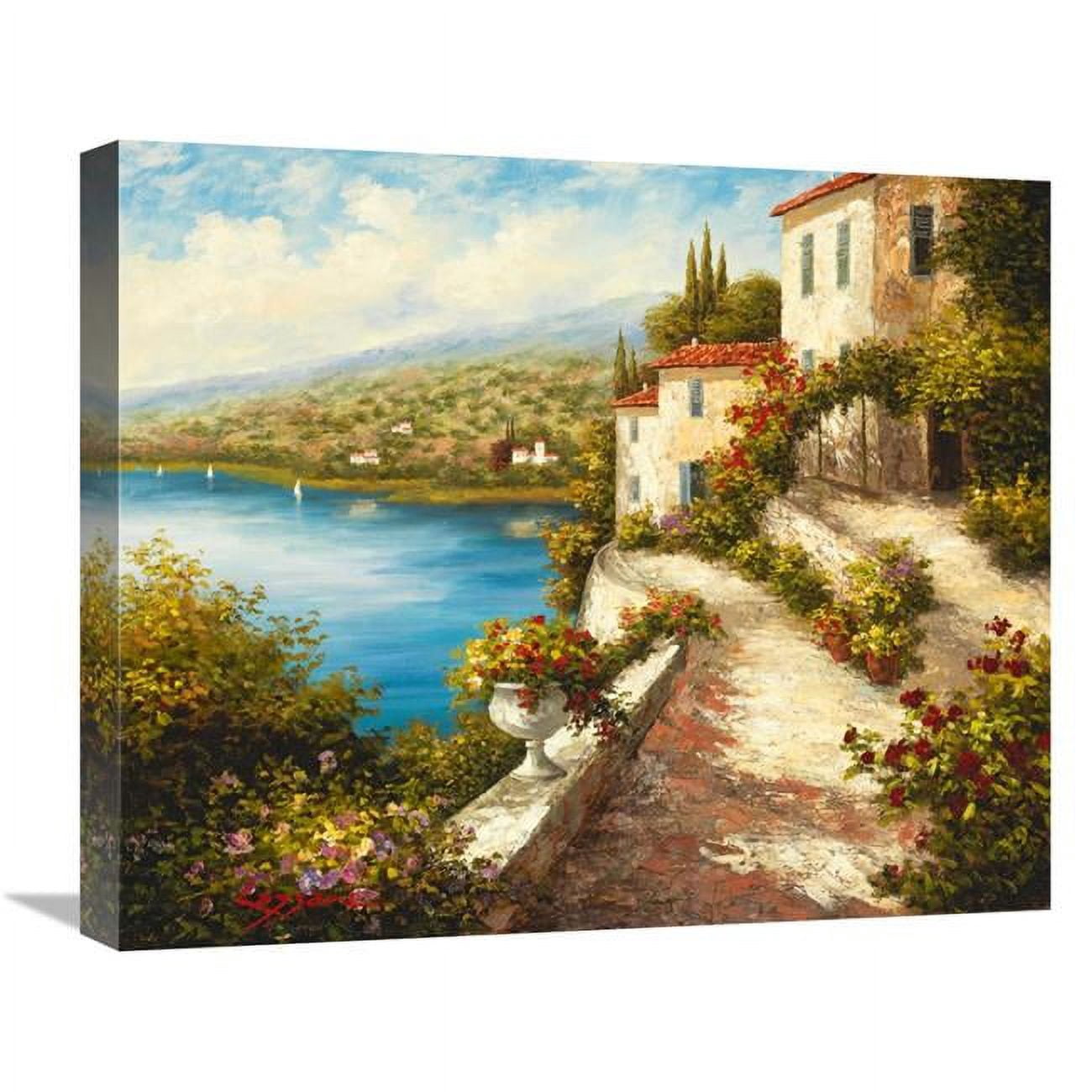 Global Gallery GCS-132578-22-142 22 in. Villa Del Mare Art Print ...