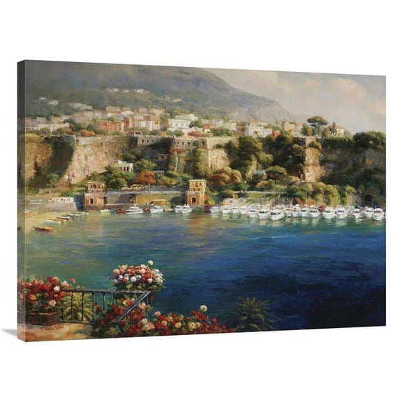 Global Gallery GCS-132596-3040-142 30 x 40 in. Italian Riviera Art Print - Gasini