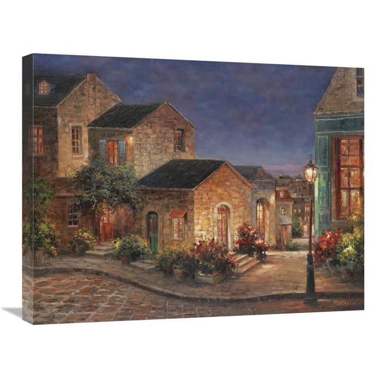 Global Gallery GCS-133486-2228-142 22 x 28 in. Lyon At Night Art Print ...