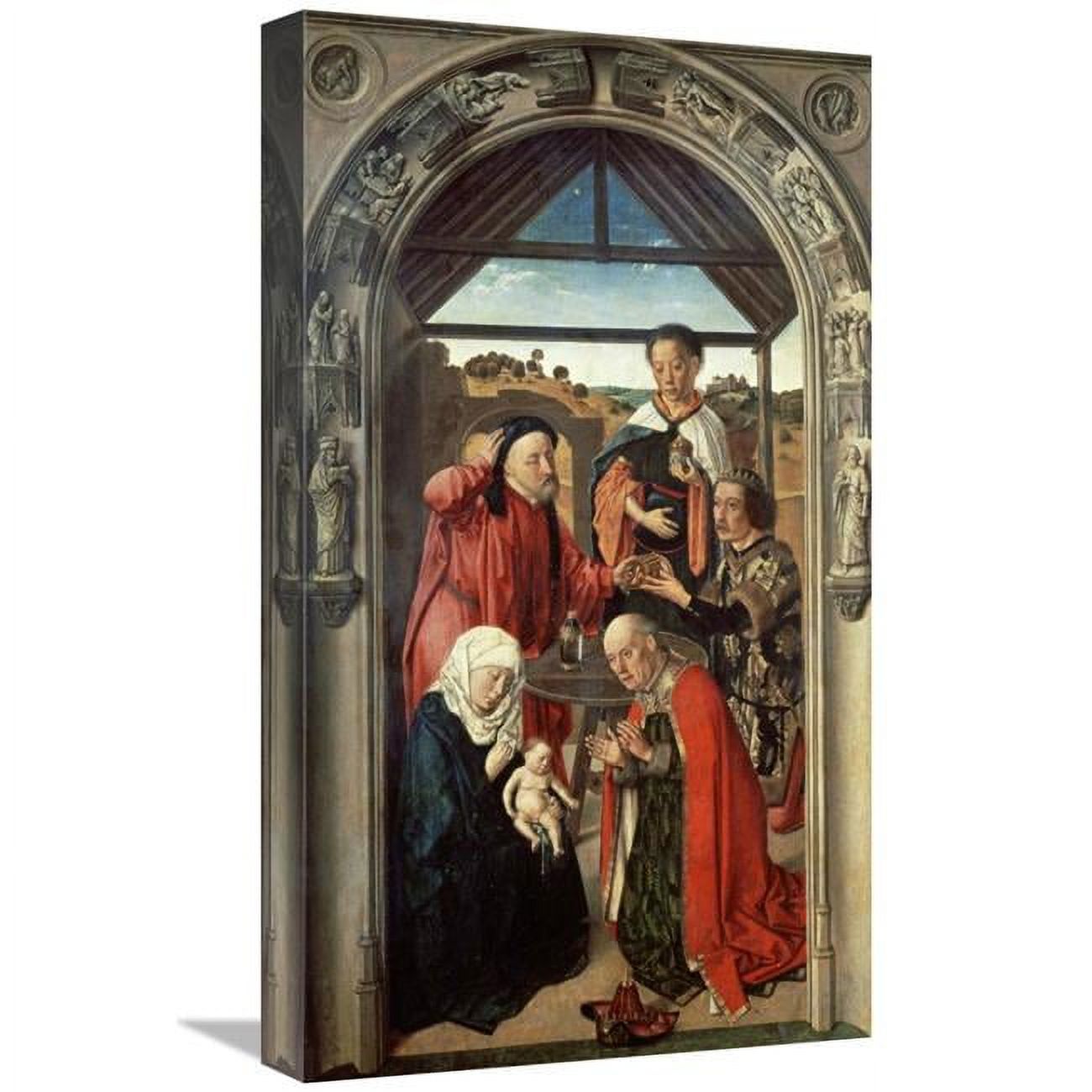 Global Gallery GCS-276829-22-142 22 in. Adoration of the Magi Art Print ...