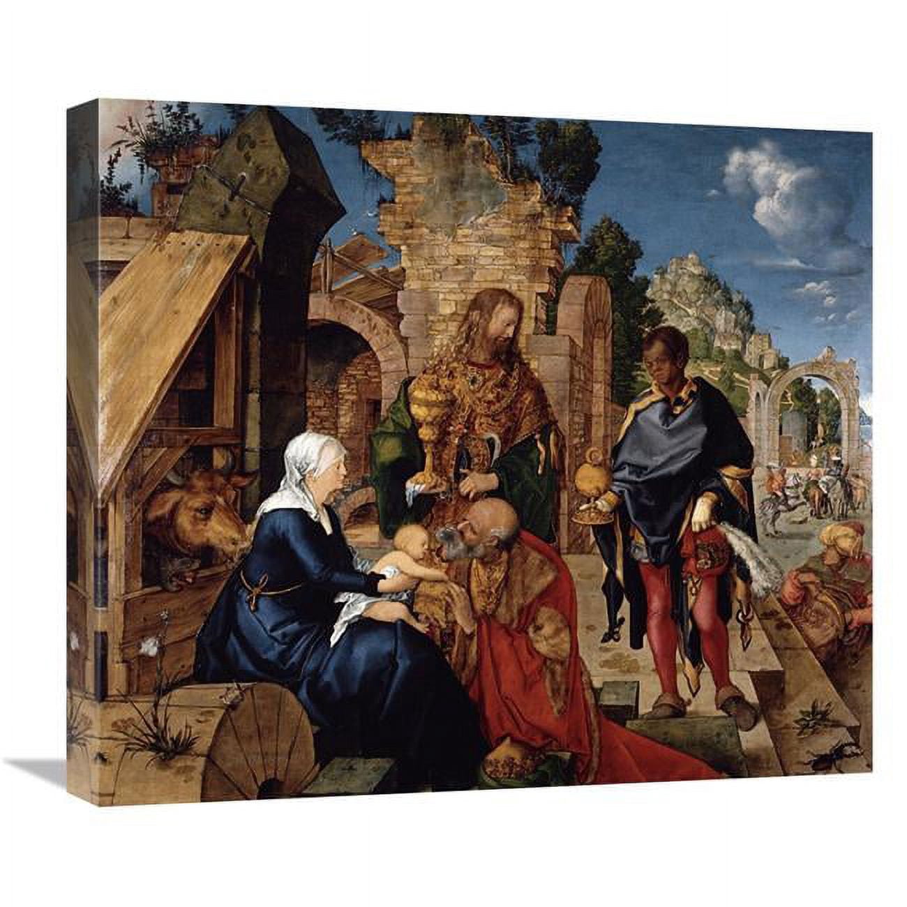 Global Gallery GCS-277441-22-142 22 in. Adoration of the Magi Art Print ...