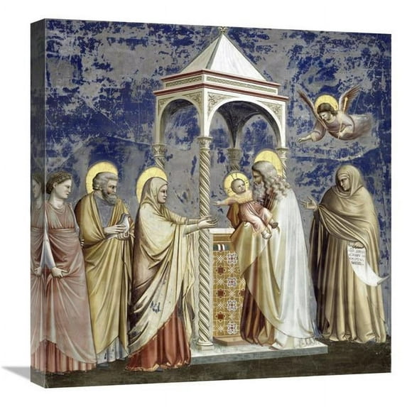 Global Gallery GCS-277726-22-142 22 in. Presentation at the Temple Art Print - Giotto
