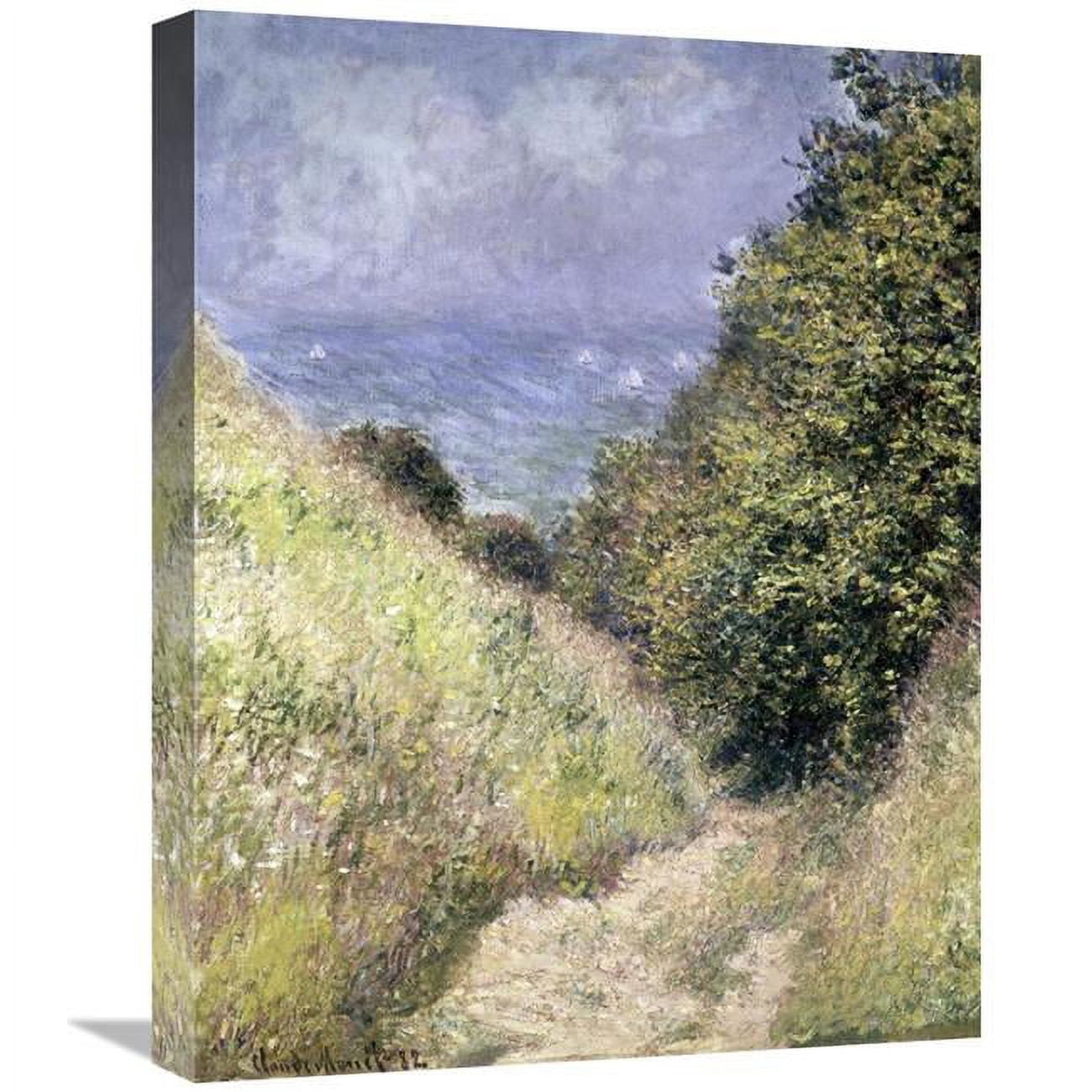 Global Gallery GCS-278651-22-142 22 in. Chemin De La Cavee, Pourville ...