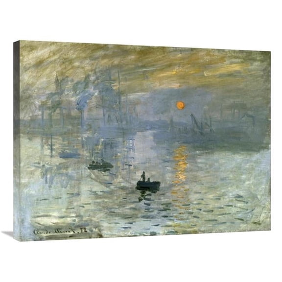 Global Gallery GCS-278665-36-142 36 in. Impression - Sunrise Art Print - Claude Monet