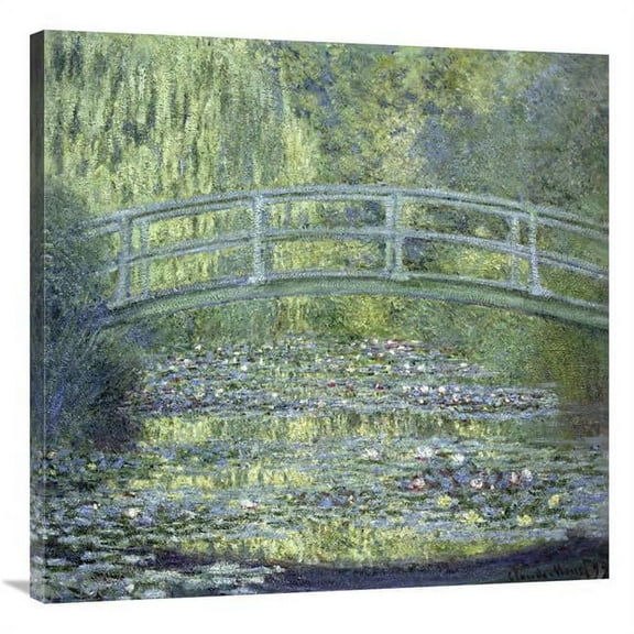 Global Gallery GCS-278666-36-142 36 in. Japanese Bridge Art Print - Claude Monet