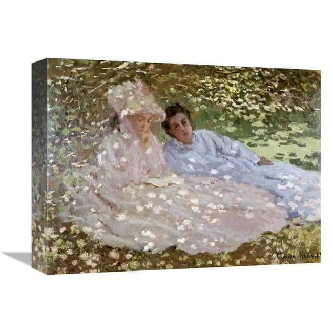Global Gallery GCS-278684-16-142 16 in. Madame Monet in the Garden Art ...