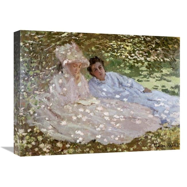 Global Gallery GCS-278684-22-142 22 in. Madame Monet in the Garden Art ...