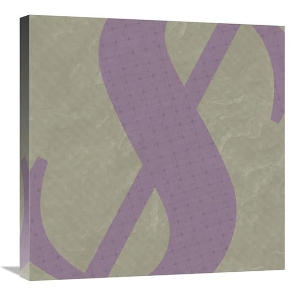 Global Gallery GCS-382235-2424-142 24 x 24 in. Type Collage - Dollar Art Print - BG.Studio