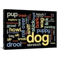 thumbnail image 1 of Global Gallery GCS-388307-2432-142 24 x 32 in. Dog Words 1 Art Print - BG.Studio, 1 of 1