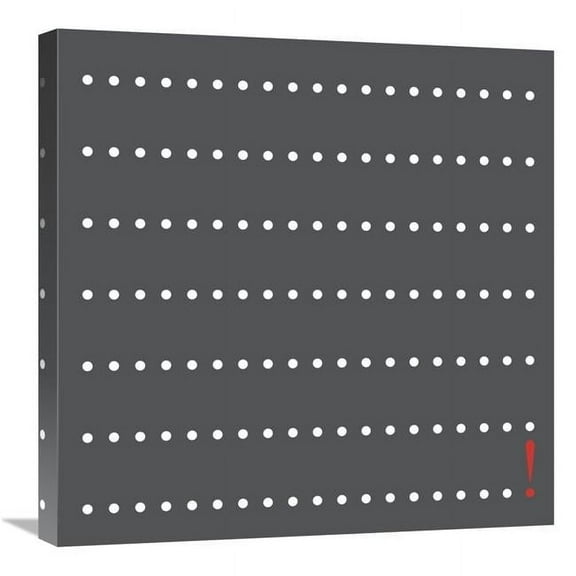 Global Gallery GCS-388309-2424-142 24 x 24 in. Statement Exclaimed Art Print - BG.Studio