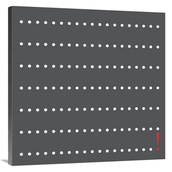 Global Gallery GCS-388309-3636-142 36 x 36 in. Statement Exclaimed Art Print - BG.Studio