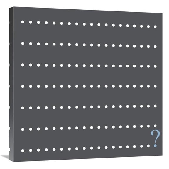 Global Gallery GCS-388310-3030-142 30 x 30 in. Statement Questioned Art Print - BG.Studio