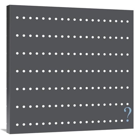 Global Gallery GCS-388310-3636-142 36 x 36 in. Statement Questioned Art Print - BG.Studio