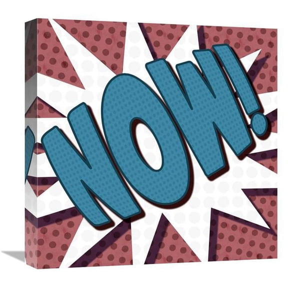 Global Gallery GCS-388377-1818-142 18 x 18 in. Word Power - Now Art Print - BG.Studio